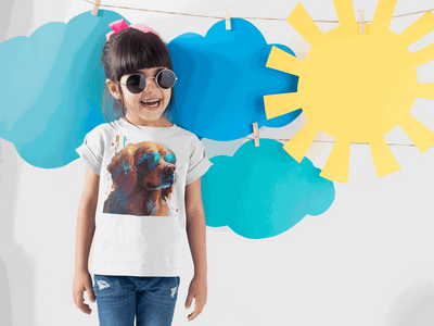 Golden Retriever Lifestyle Kids Animal T-Shirt