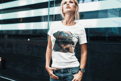 T-Shirt. Pug. Luisa Viktoria