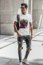 Unisex Trend Art Design T-Shirt. Golden retriever. Luisa Viktoria