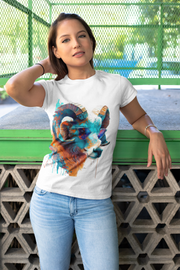 Design T-Shirt. Capricorn with glasses. Luisa Viktoria