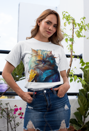 T-Shirt. Persian cat. Luisa Viktoria